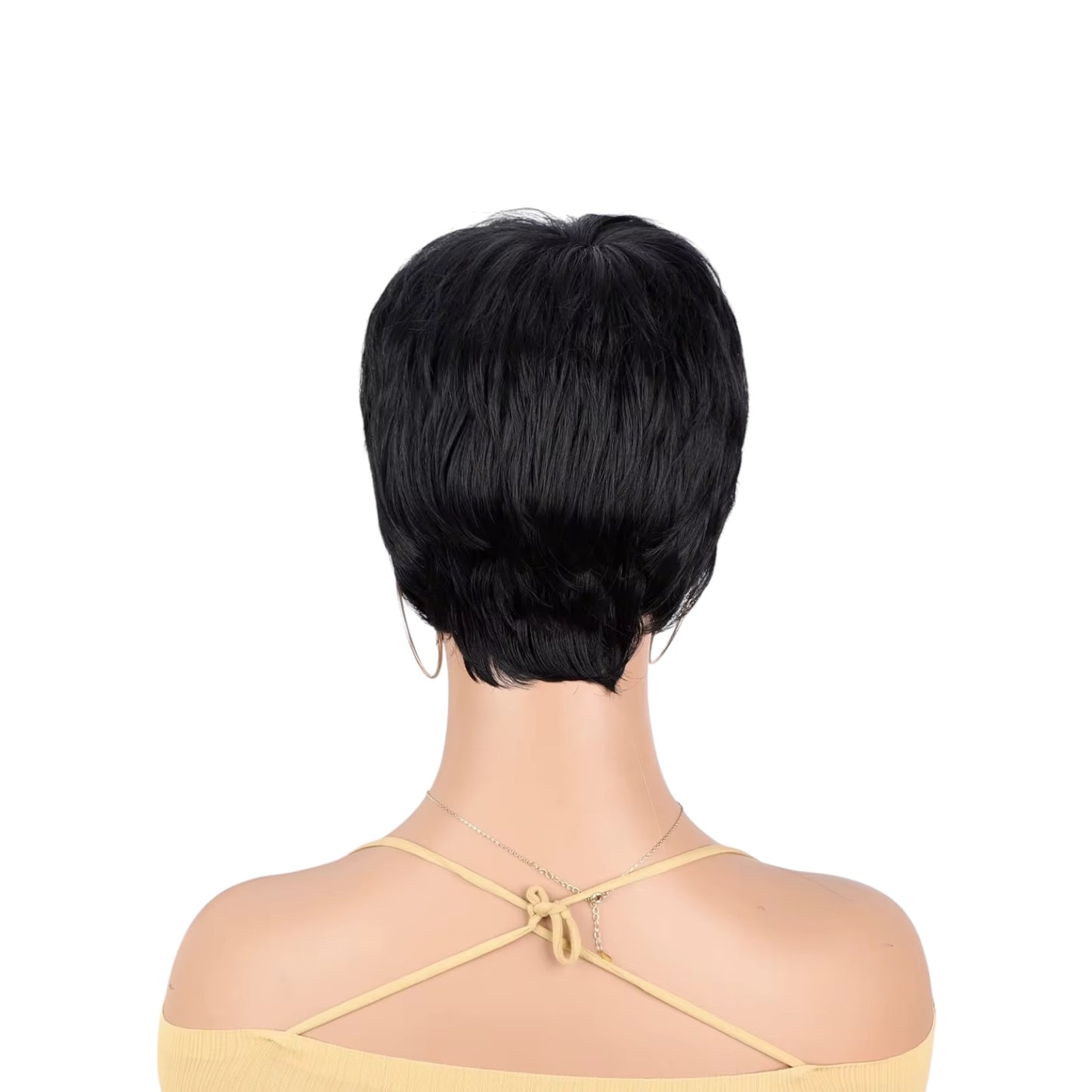 Gods Black Queen Bob Brazilian Hair Short Wig