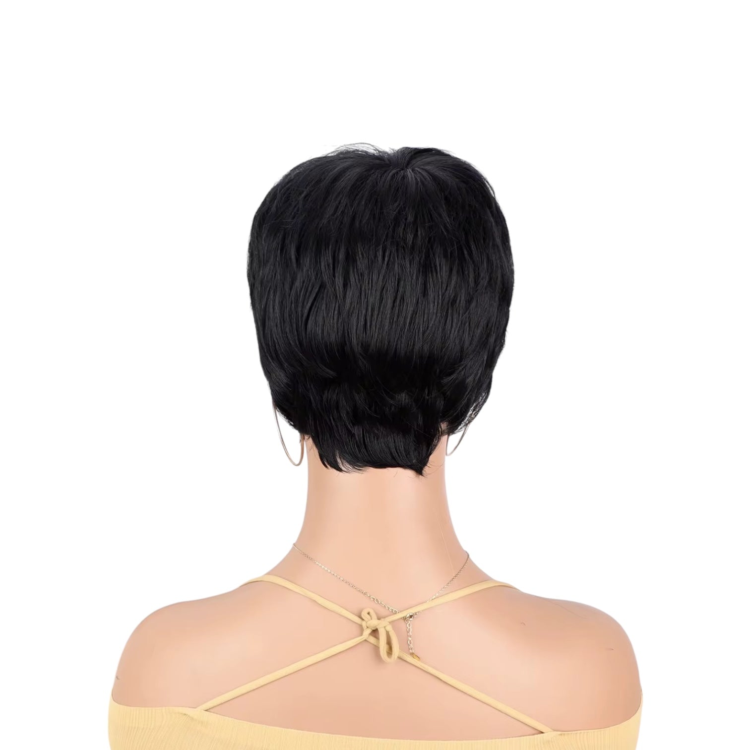 Gods Black Queen Bob Brazilian Hair Short Wig